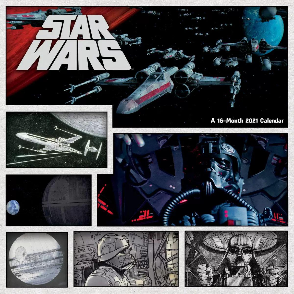 2021 Star Wars Wall Calendar for $4.97