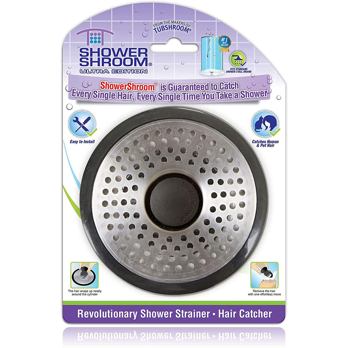 ShowerShroom Shower Hair Catcher Drain Protector for $12.98