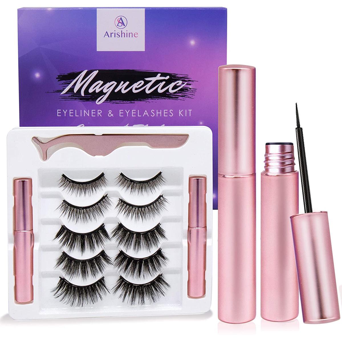 Arishine Magnetic Eyeliner and Lashes Kit for $17.97