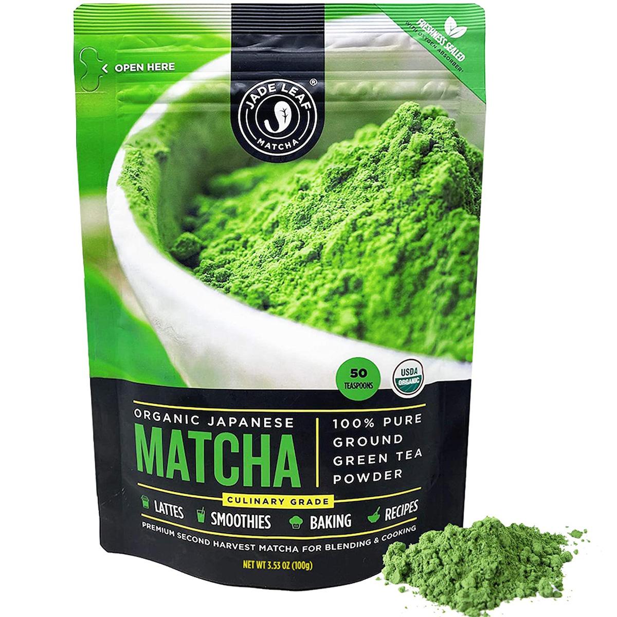 3.53oz Jade Leaf Organic Matcha Green Tea Powder for $14.19 Shipped