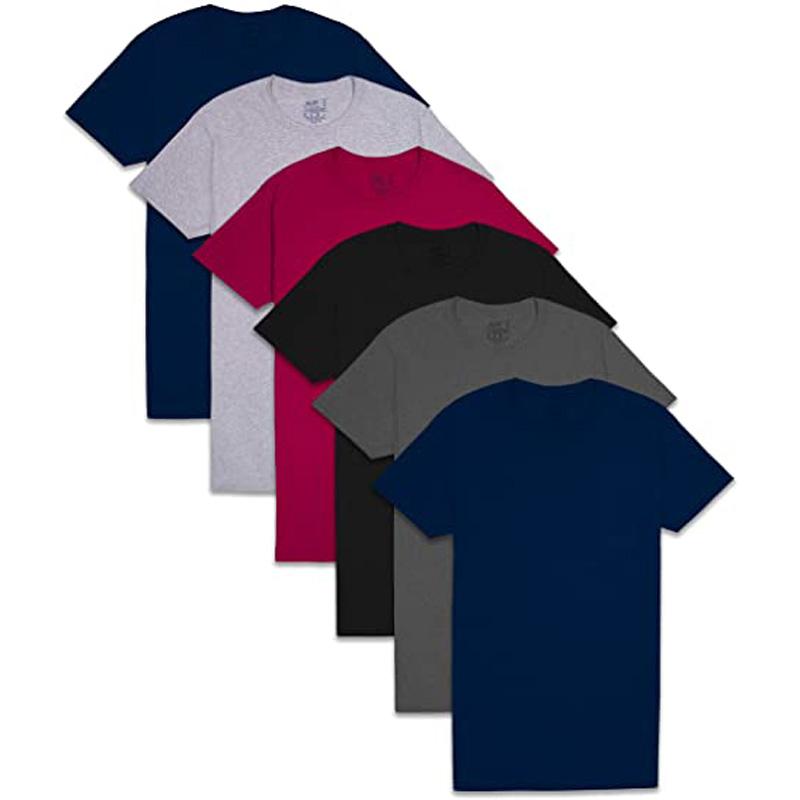 6 Fruit of the Loom Mens Pocket T-Shirt Multipack for $12.59