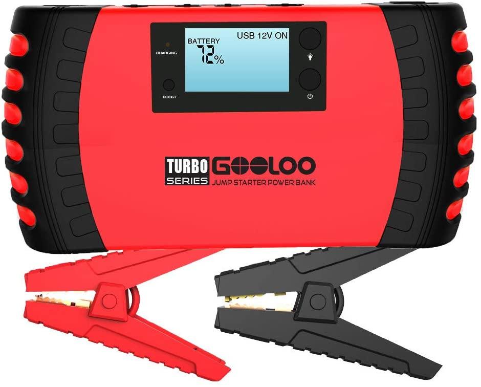 Gooloo 1500A Peak 20800mAh SuperSafe Car Jump Starter for $49.59 Shipped