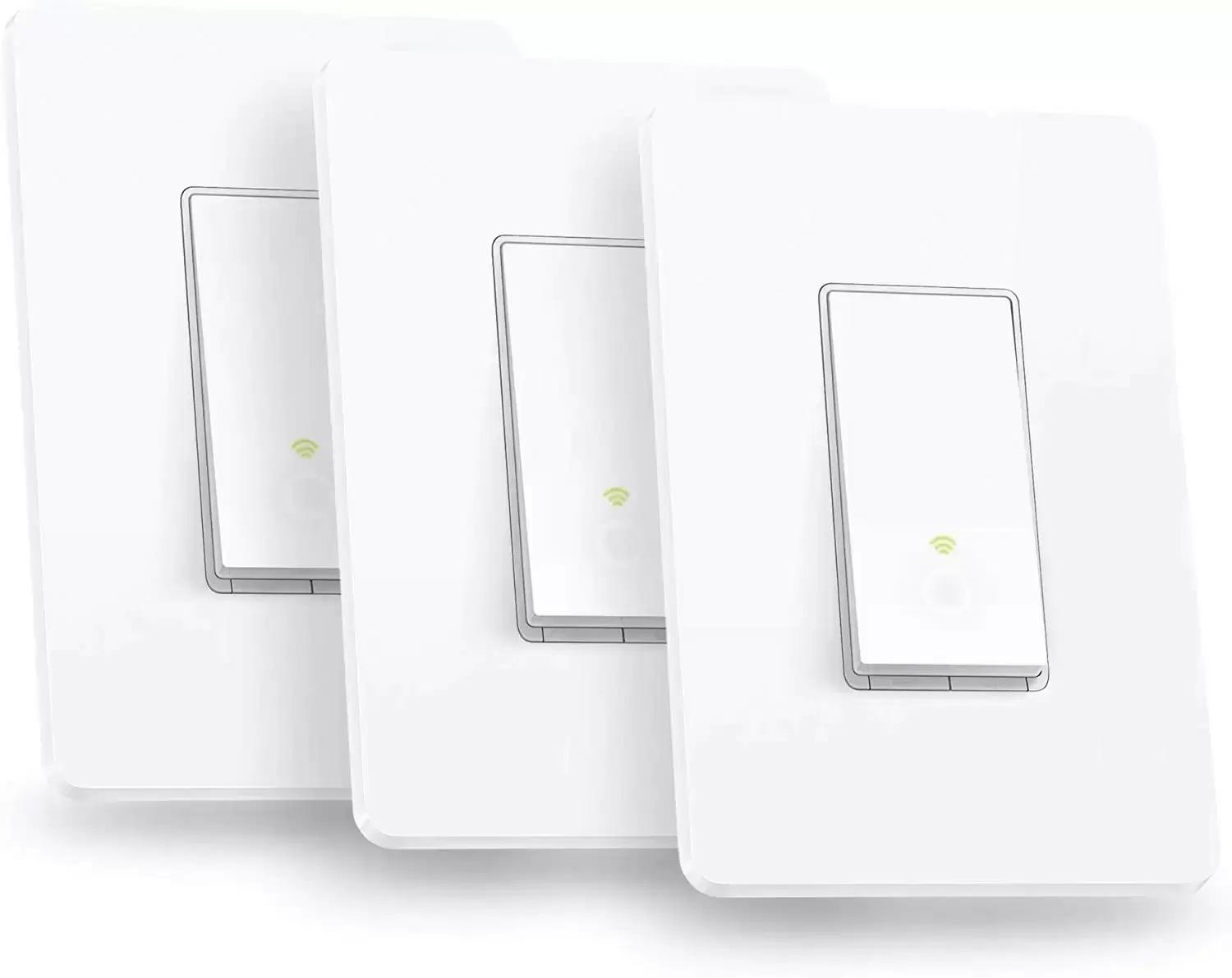 3 TP-Link Kasa Smart HS200P3 WiFi In-Wall Lighting Switch for $34.99 Shipped