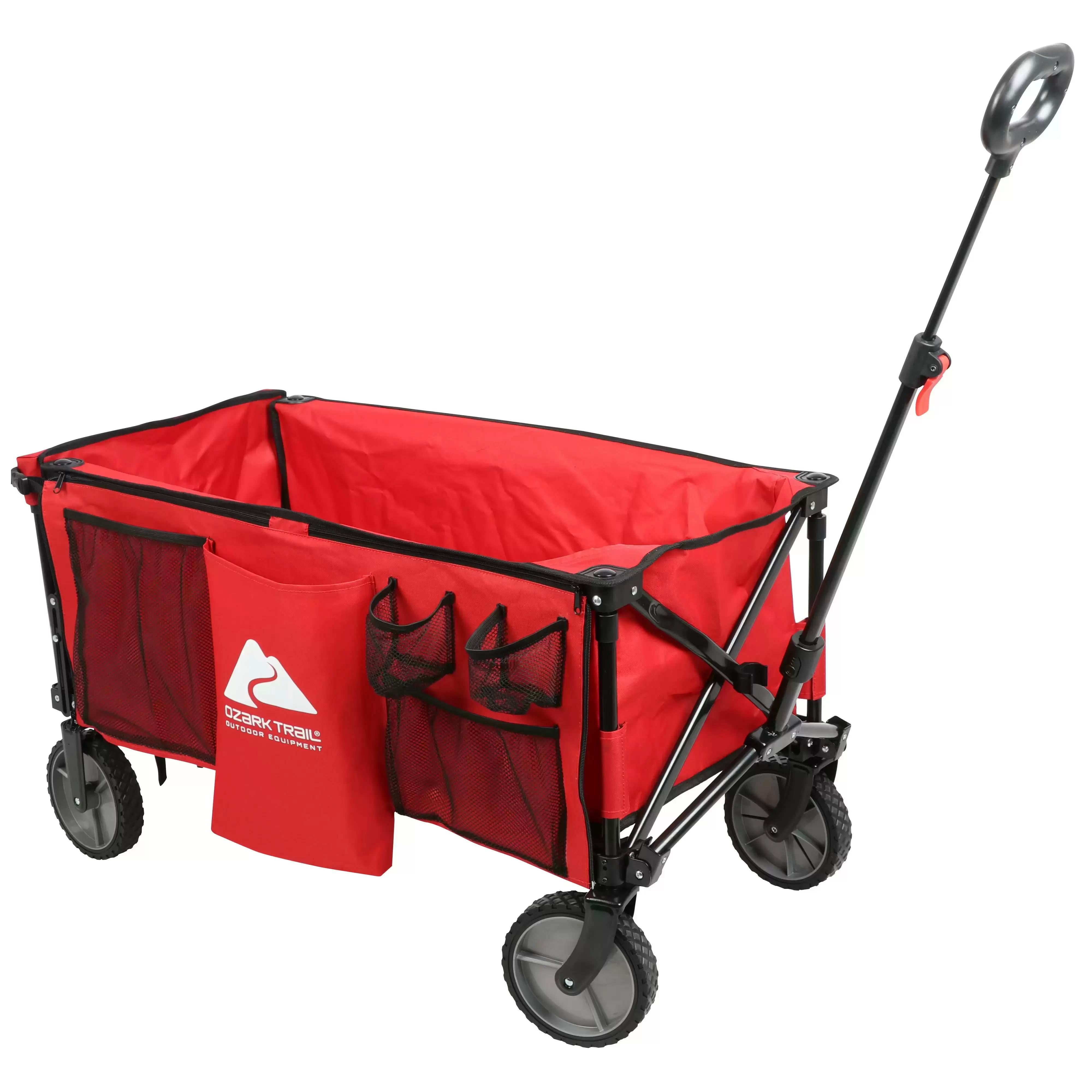 Ozark Trail Quad Folding Camp Wagon with Tailgate for $59 Shipped