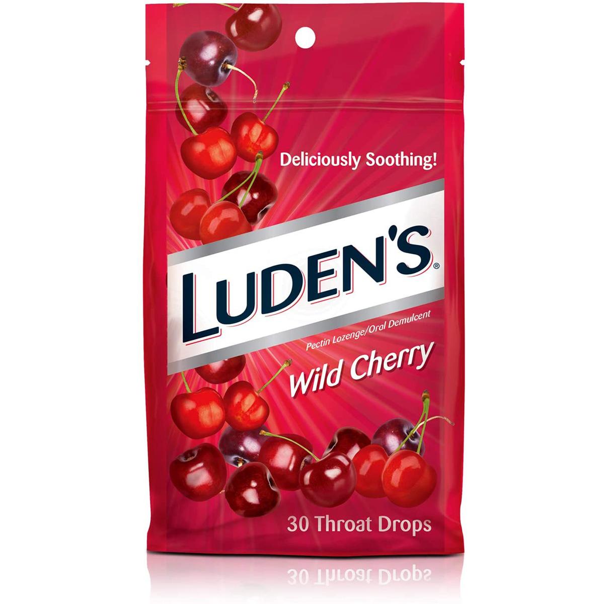 30 Ludens Wild Cherry Throat Drops for $1 Shipped