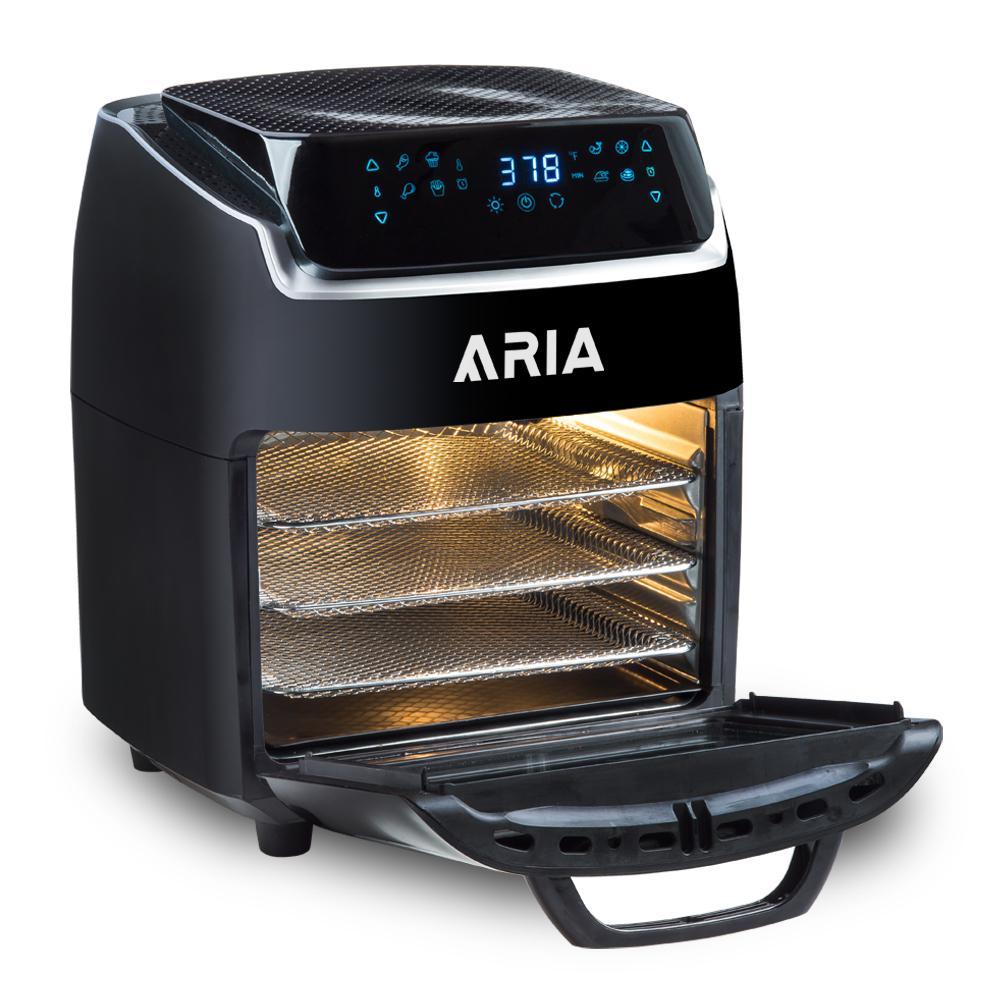Aria 10-Quart 3-Tray Digital Air Fryer with Rotisserie for $79.99 Shipped