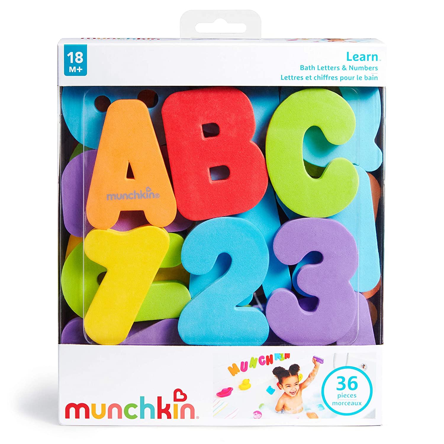 Munchkin Letters and Numbers Bath Toys for $4.48