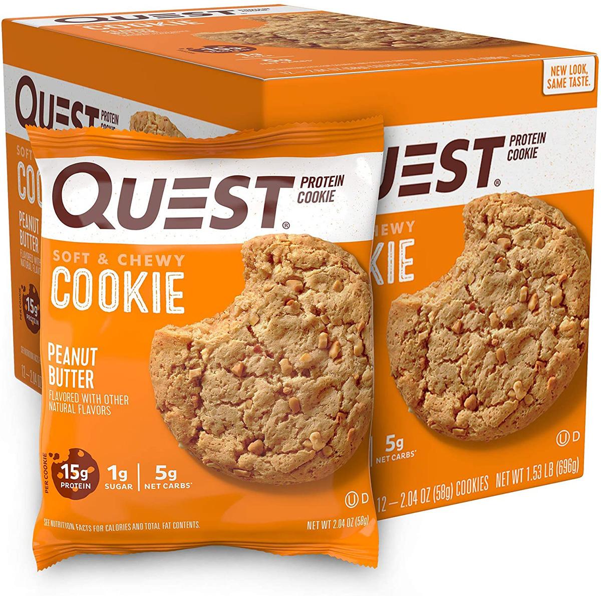 12 Quest Nutrition Protein Cookies for $13.50 Shipped