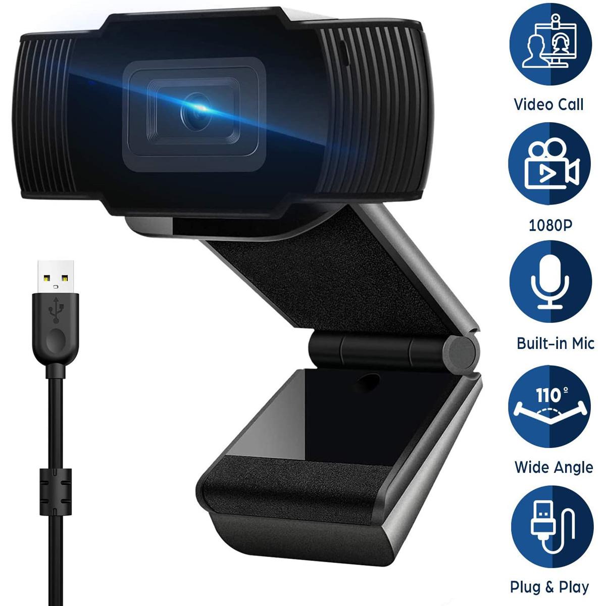 Zoom and Skype Autofocus Webcam with Microphone for $9.99 Shipped