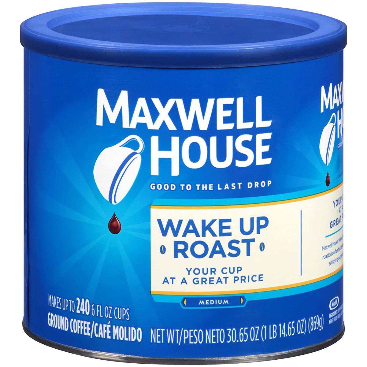 Maxwell House Wake Up Roast Ground Coffee for $4.70 Shipped