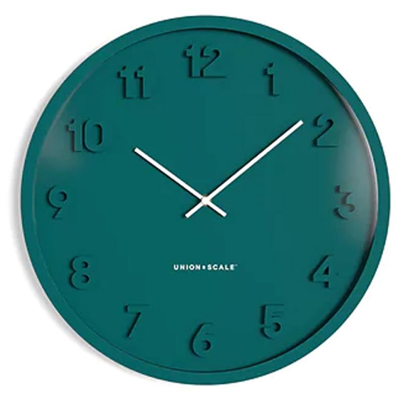 Union and Scale Essentials 13in Teal Wall Clock for $8.99 Shipped