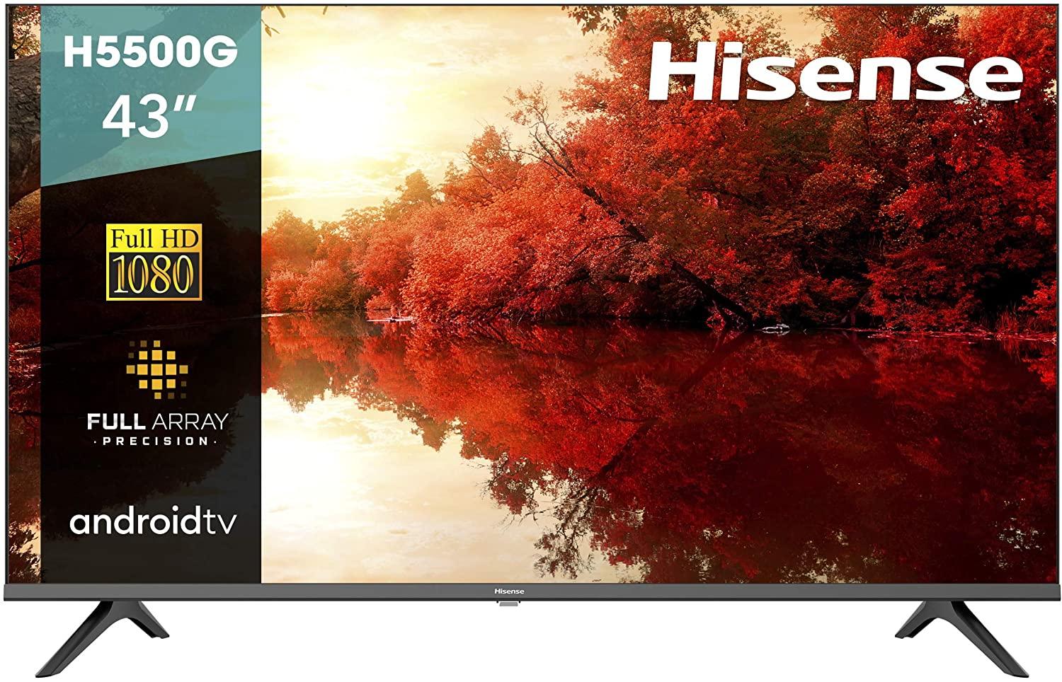 Hisense 43in 43H5500G Full HD Smart Android TV for $199.99 Shipped