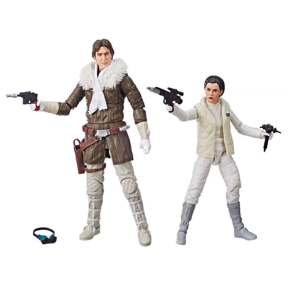 Star Wars The Black Series Han Solo and Leia Figure Set for $24.99