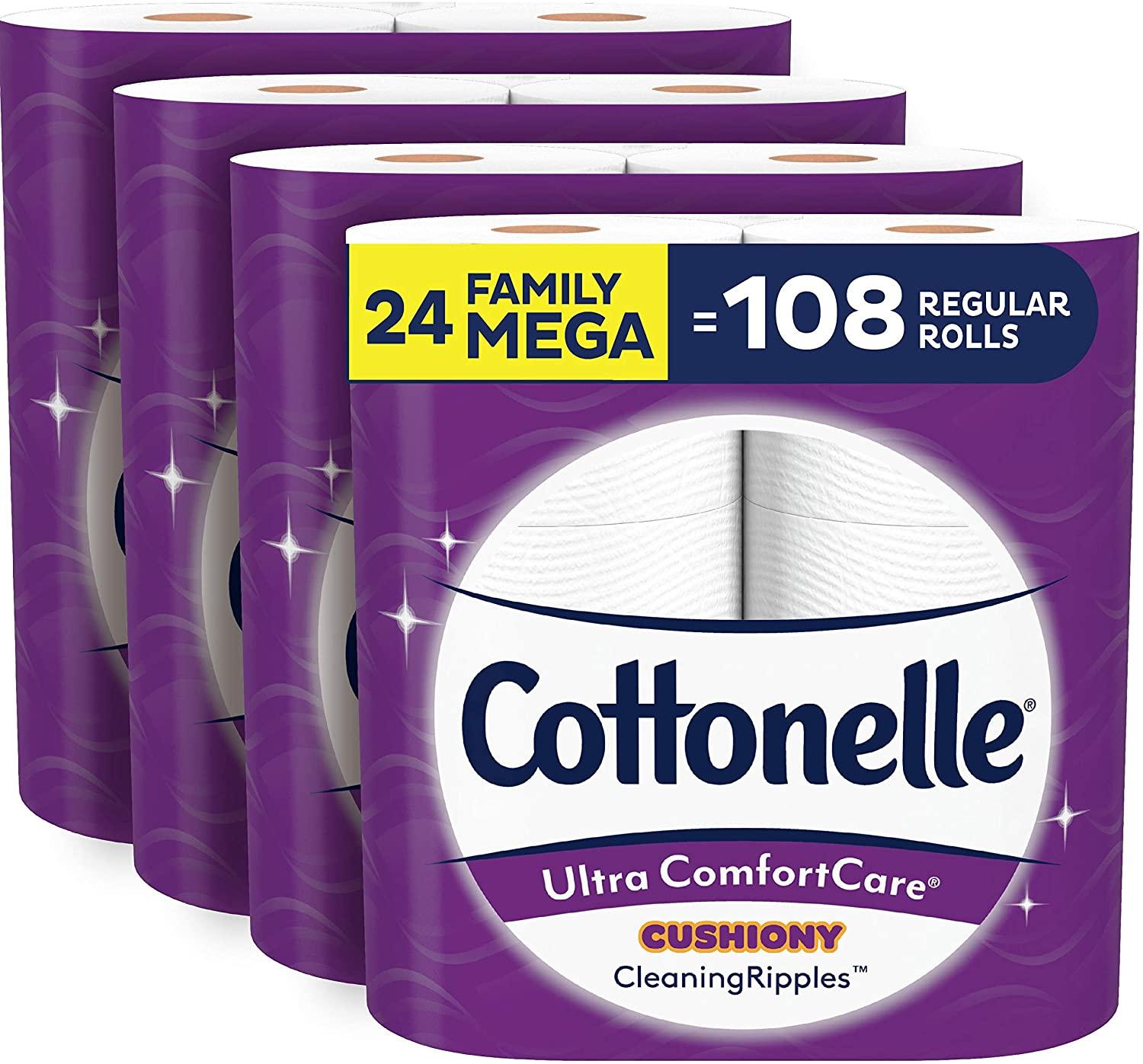 24 Cottonelle Ultra ComfortCare Toilet Paper for $21.74 Shipped