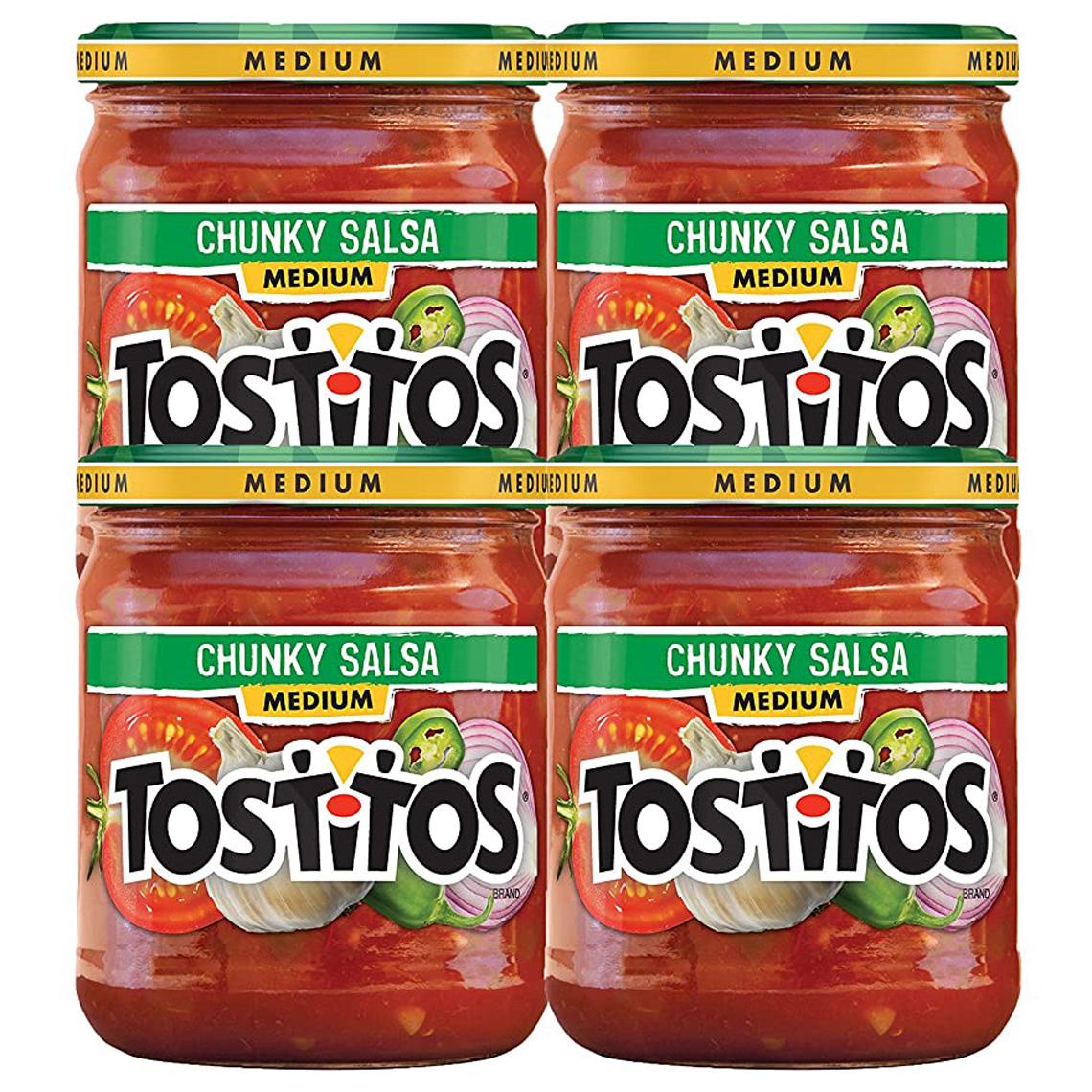 4-Pack 15.5-Oz Tostitos Medium Chunky Salsa for $9.09 Shipped