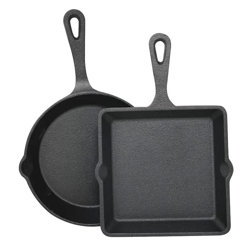 2-Piece Sedona Cast Iron 6in Mini Skippet and Griddle Set for $8.99