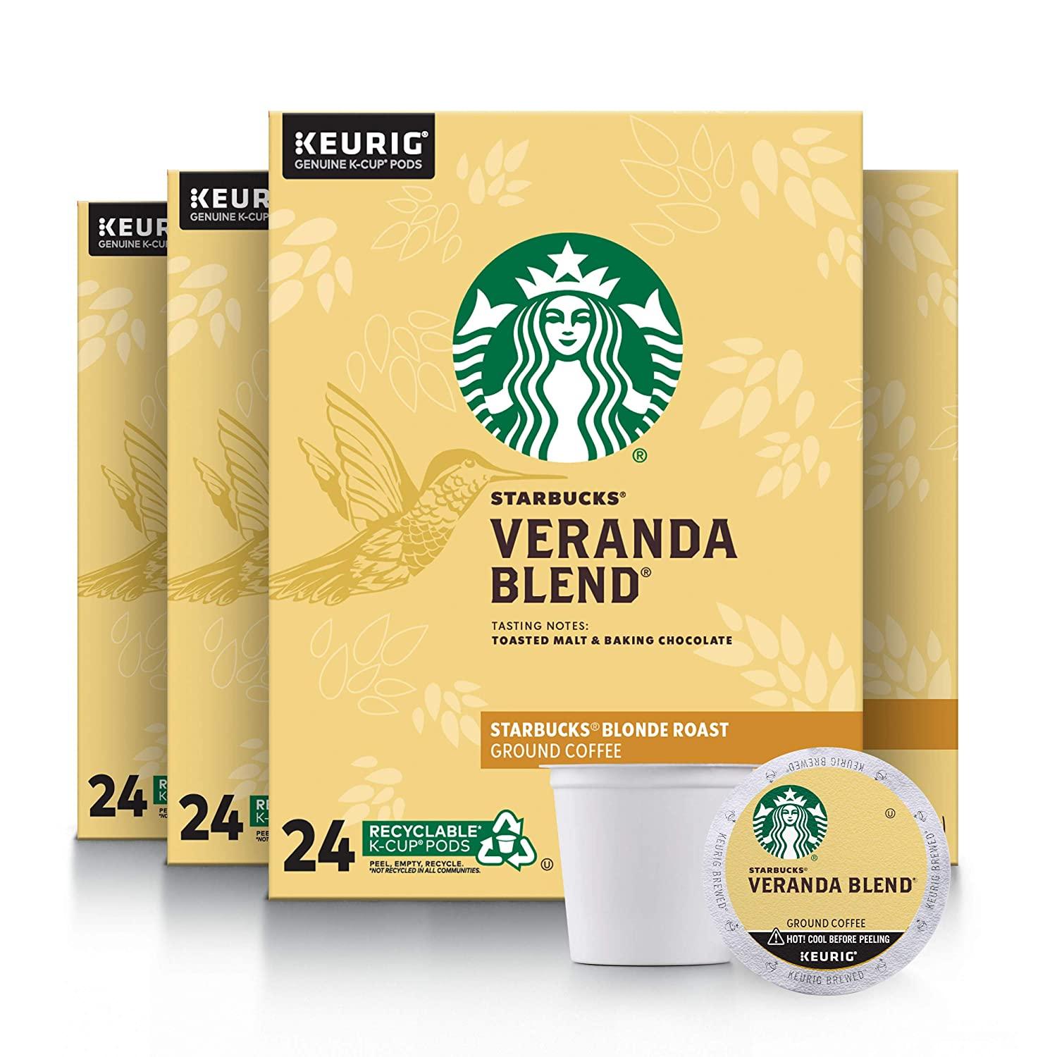 96 Starbucks Blonde Roast K-Cup Coffee Pods for $37.97 Shipped