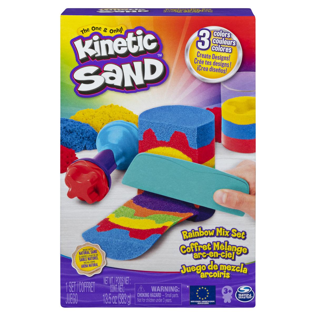 Kinetic Sand Rainbow Mix Set for $5