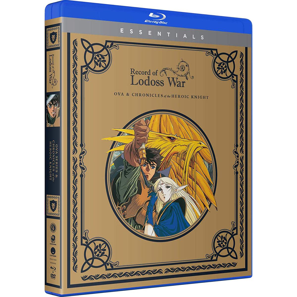 Record of Lodoss War OVA and Chronicles of the Heroic Knight Blu-ray for $15.19