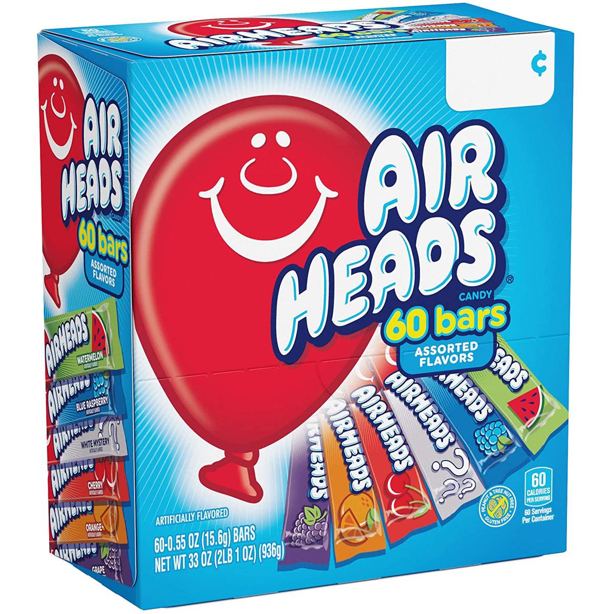 60 Airheads Candy Bars for $5.19 Shipped