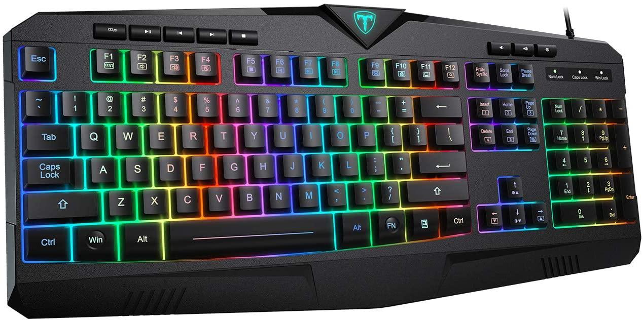 Pictek RGB Wired Gaming Keyboard for $13.50