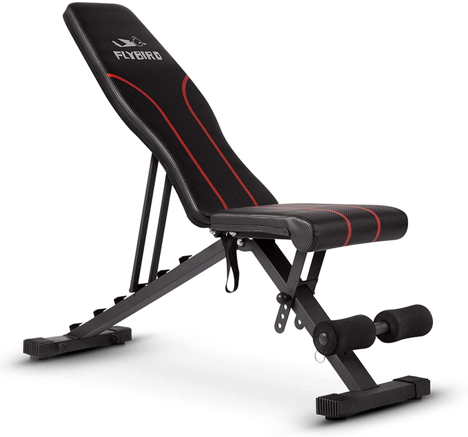Flybird Utility Weight Adjustable Bench for $127.37 Shipped