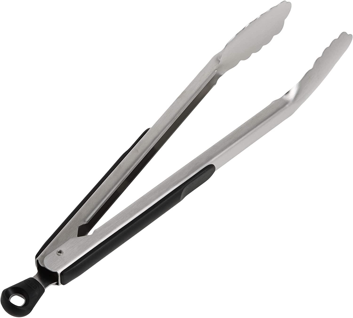 12in OXO Good Grips Stainless Steel Locking Tongs for $6