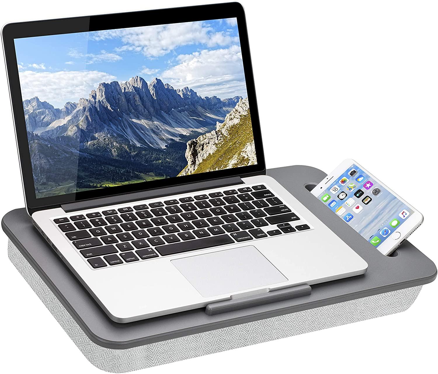 LapGear Sidekick Laptop Lap Desk with Phone Holder for $14.99