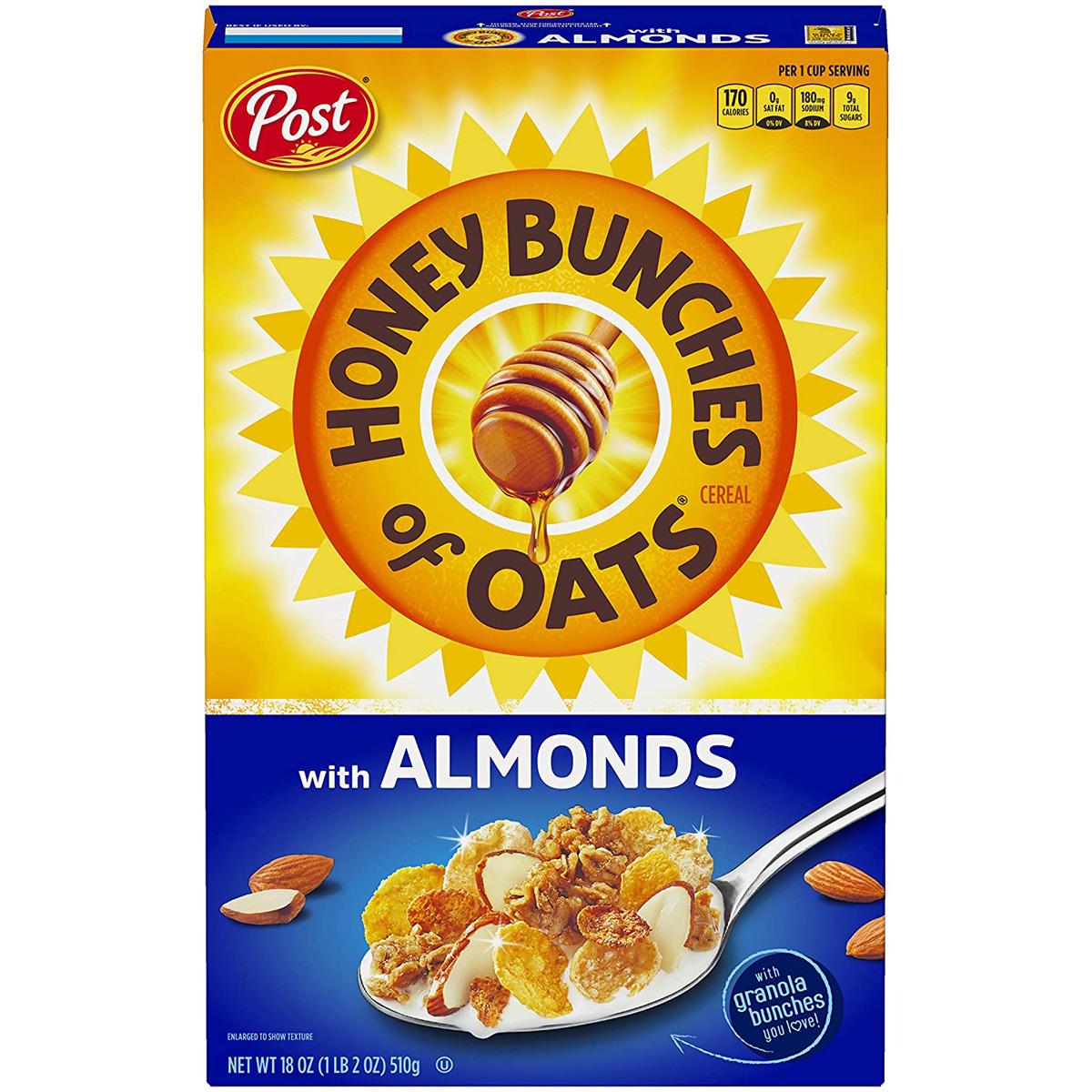 Honey Bunches of Oats with Almonds Cereal for $2.35 Shipped