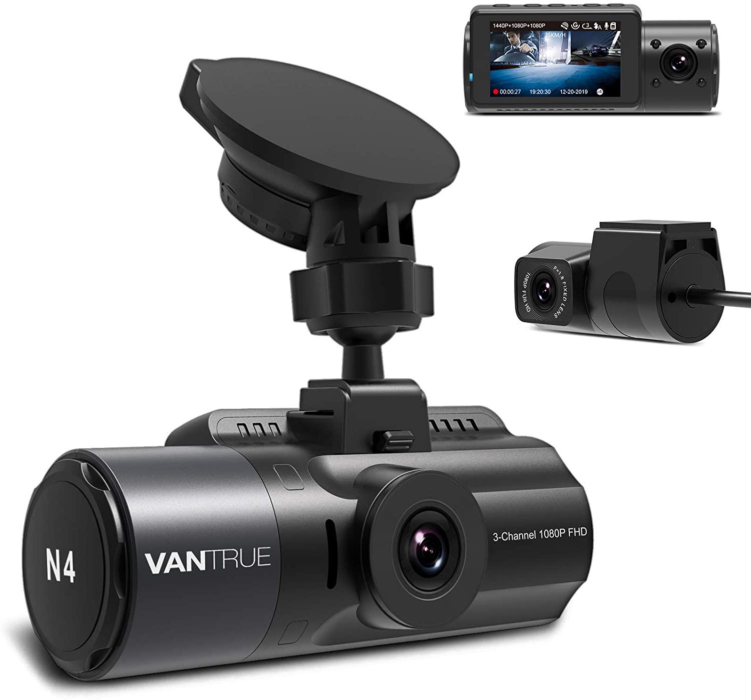 Vantrue N4 3 Channel Dash Cam for $199.99 Shipped