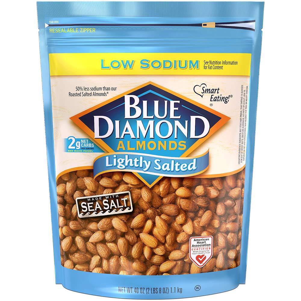 40oz Blue Diamond Low Sodium Almonds for $10.98 Shipped