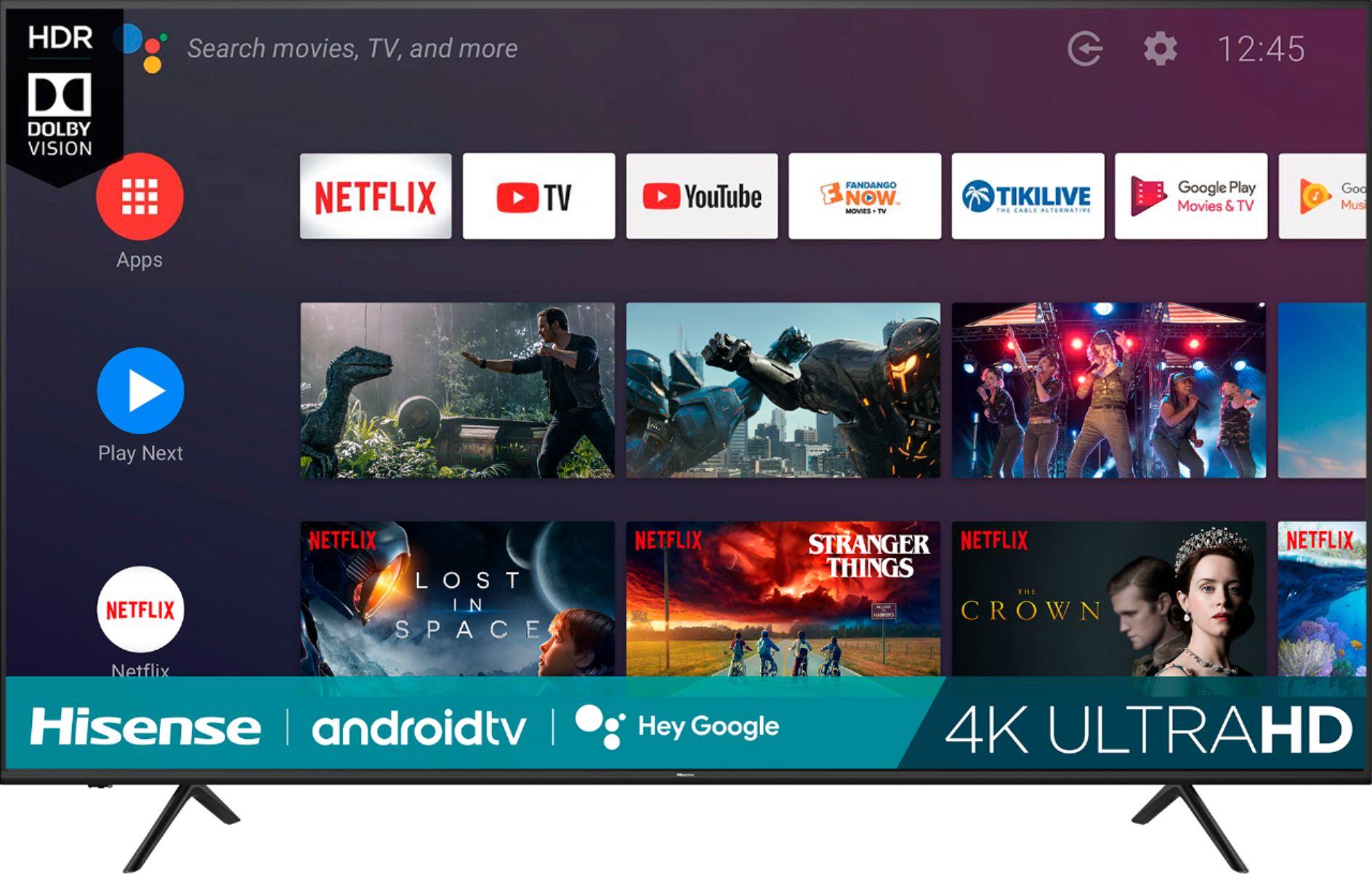 75in Hisense Class H6510G LED 4K UHD Smart Android TV for $629.99 Shipped
