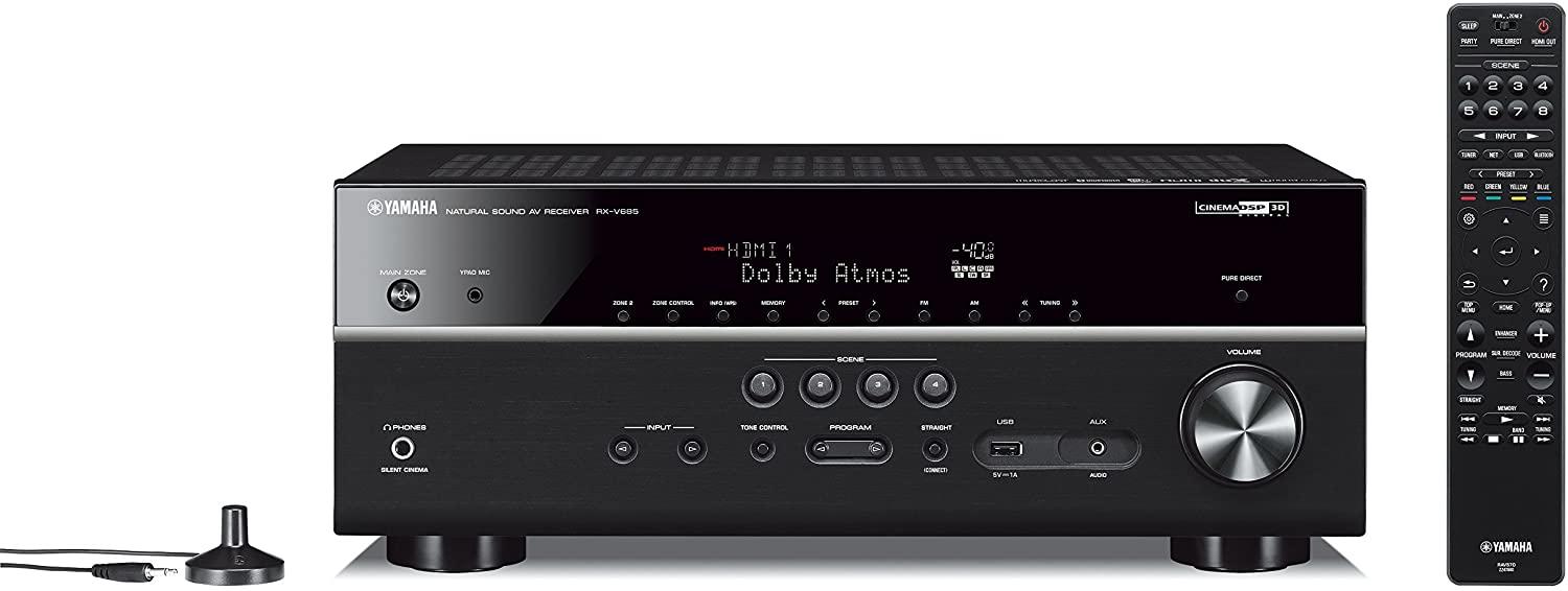 Yamaha RX-V685 7.2-Channel AV Receiver with MusicCast for $429.99 Shipped