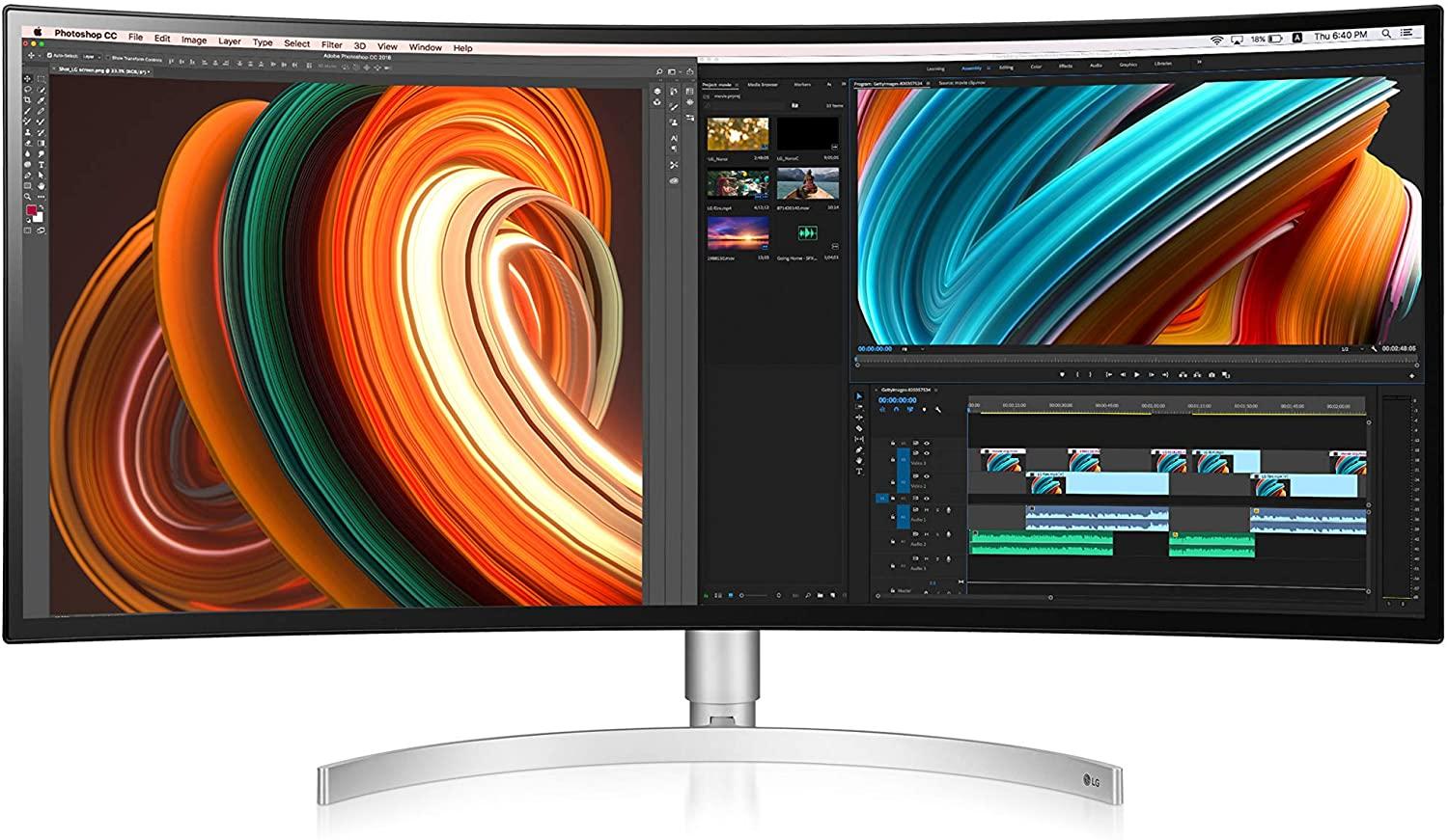 34in LG 34BK95C-W UW-QHD UltraWide Curved Nano Monitor for $599.99 Shipped