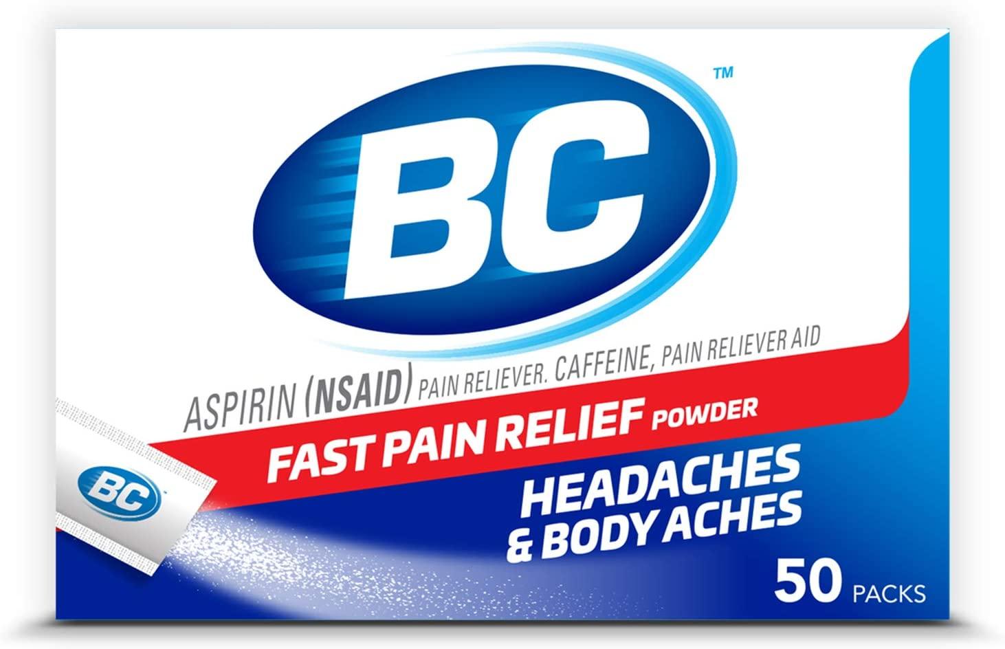 50 BC Powder Stick Packs for $3.30 Shipped