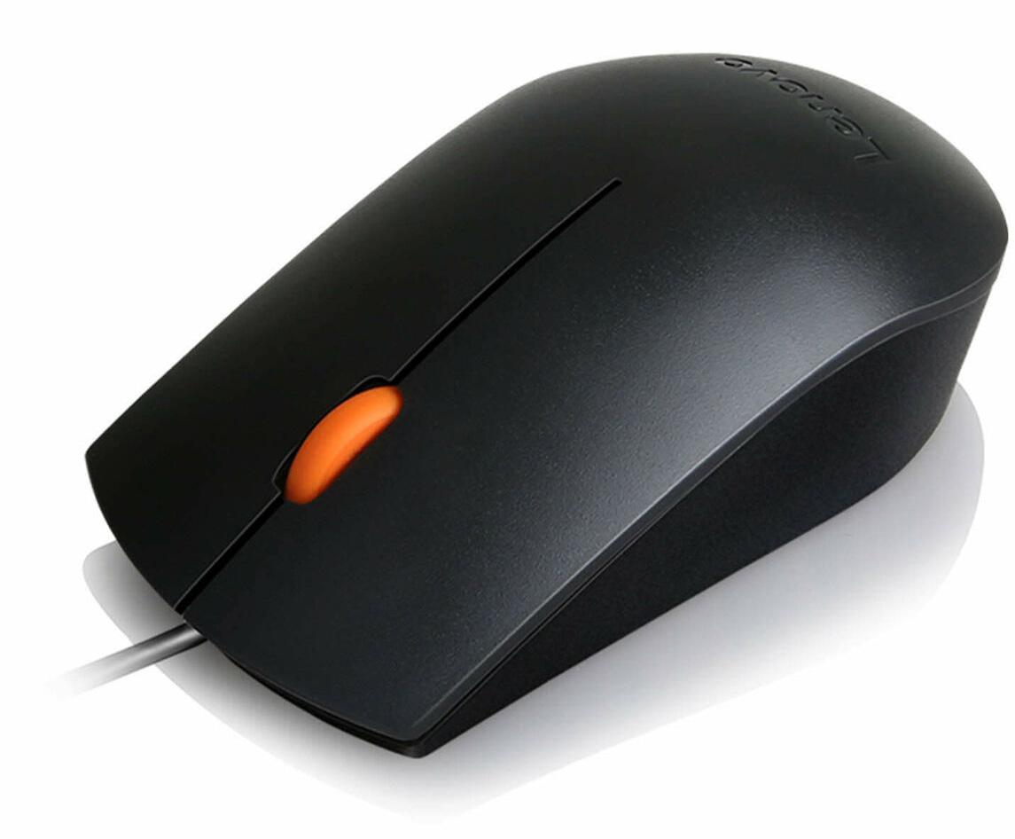 Lenovo Ergonomic 1600 DPI Wired USB Mouse for $3.99 Shipped