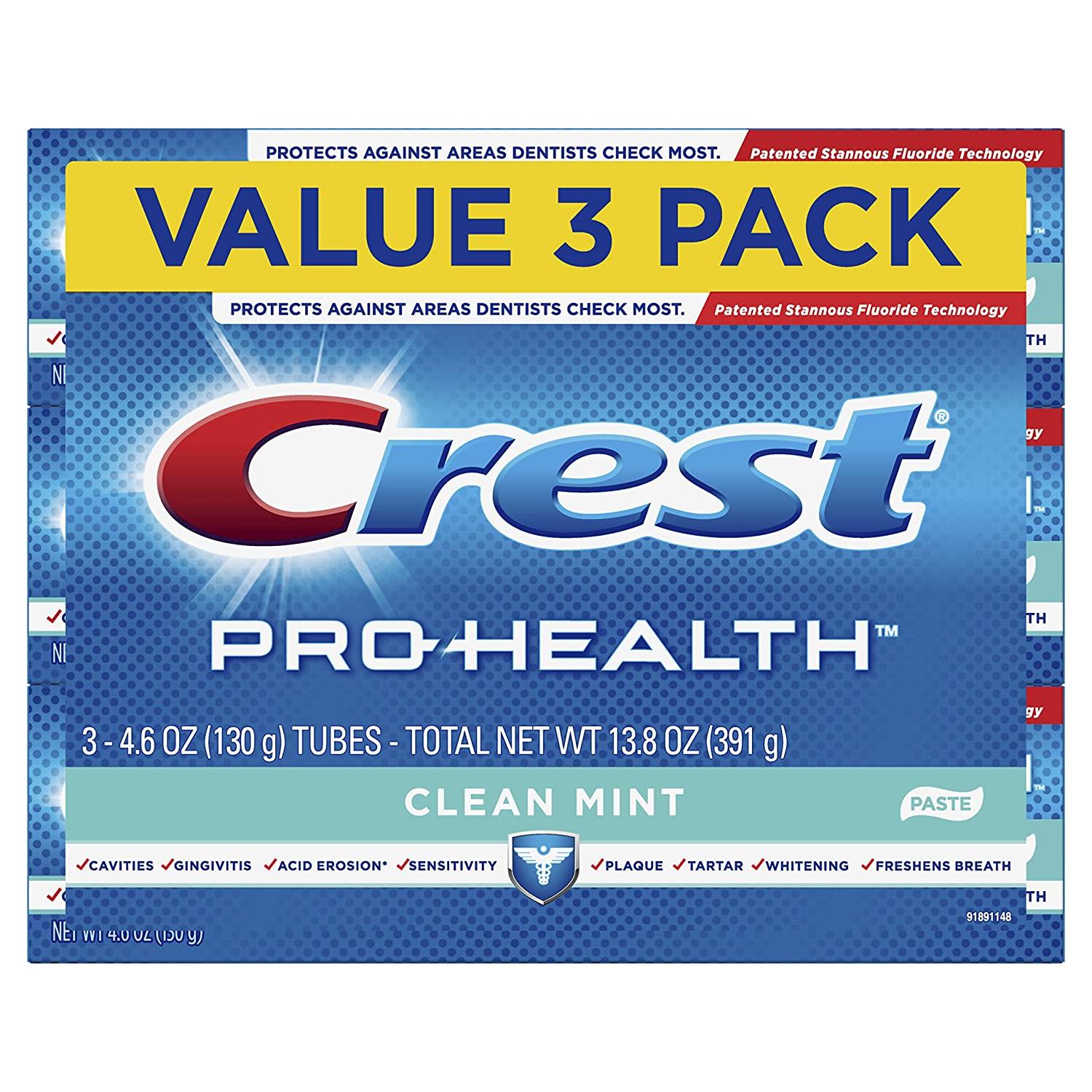 3 Crest Pro-Health Smooth Formula Toothpaste for $4.65 Shipped