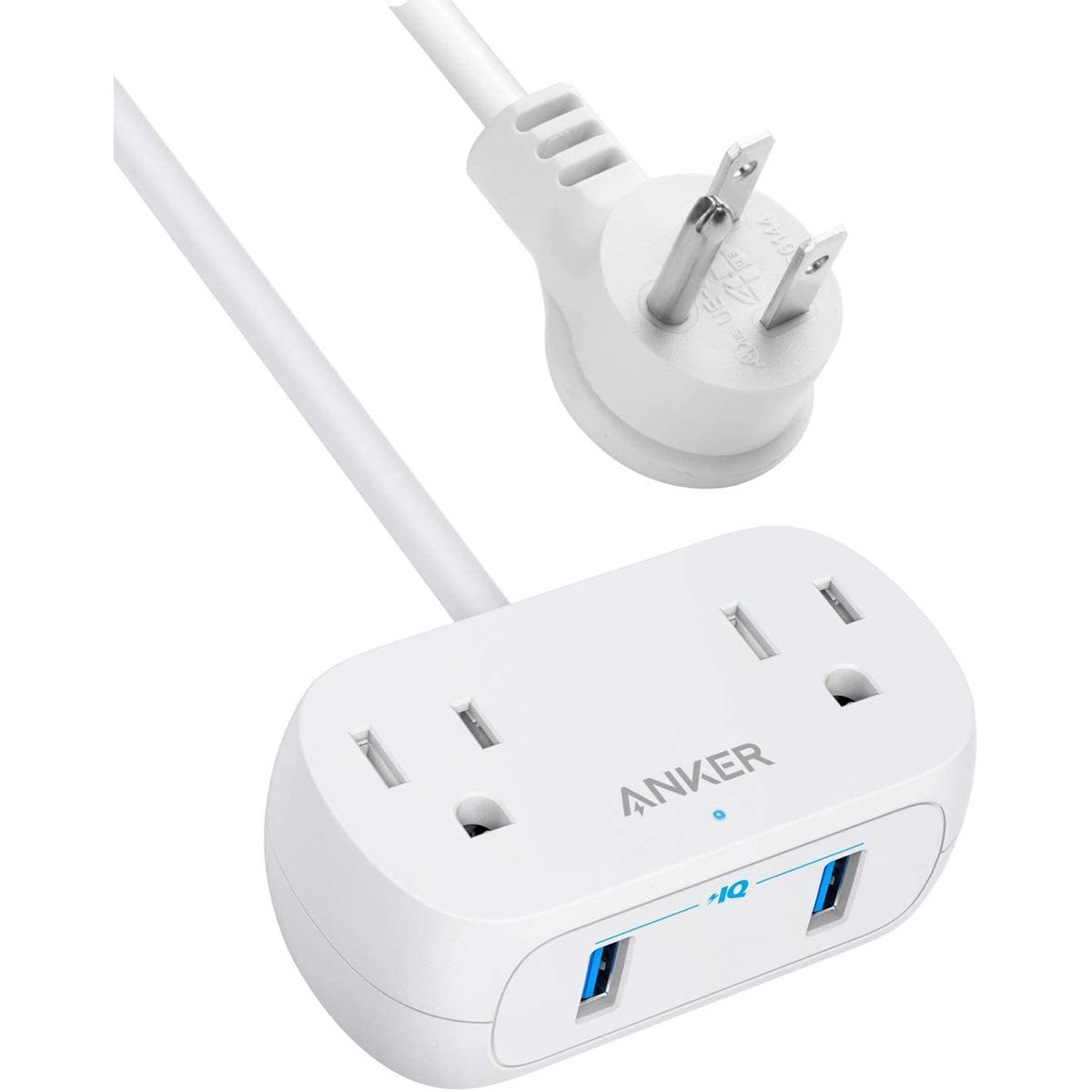 Anker Power Strip with USB PowerExtend USB 2 Outlets for $10.10