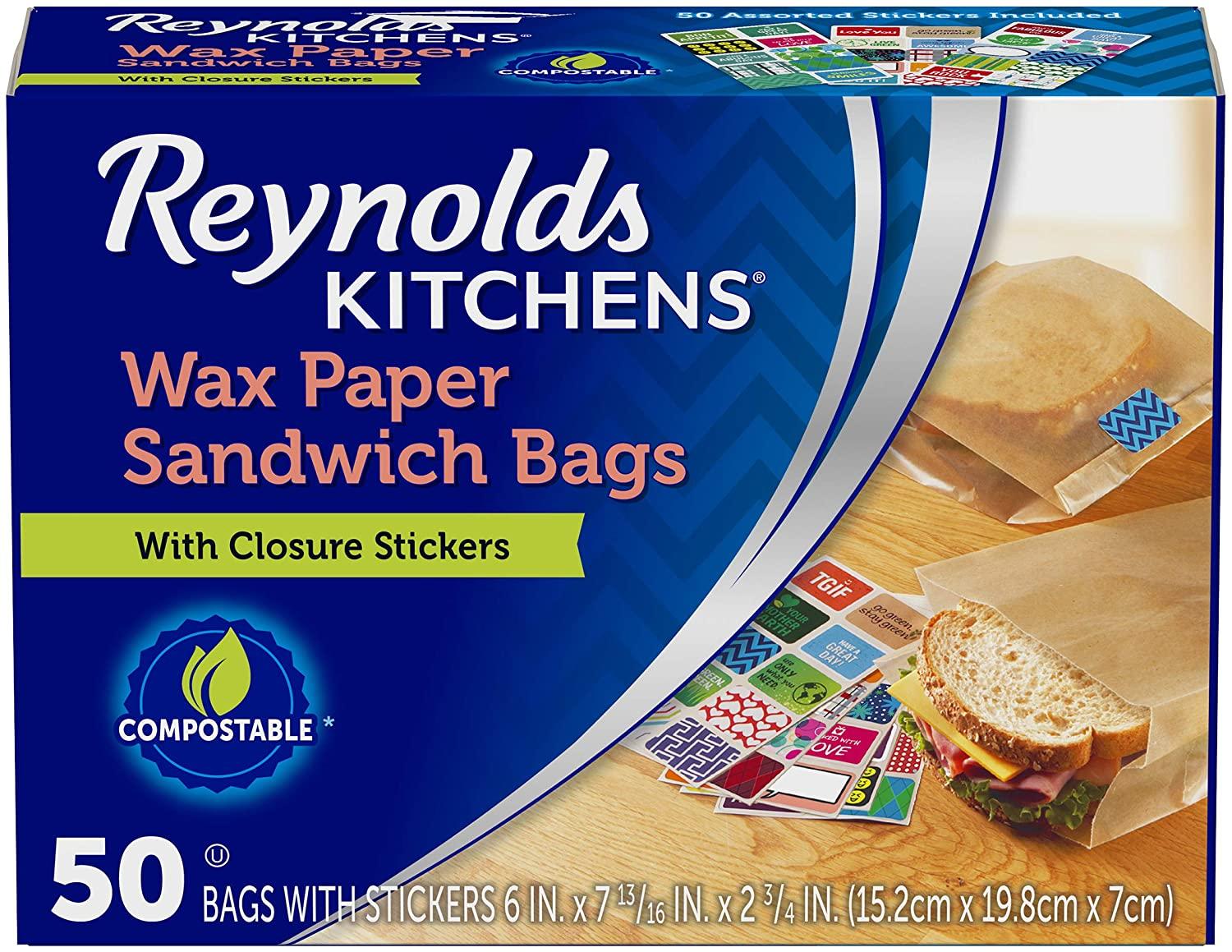 Reynolds Kitchen Wax Paper Sandwich and Snack Bags for $2.59 Shipped
