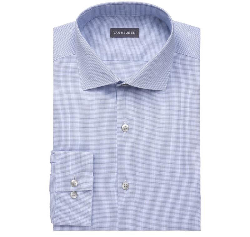 Van Heusen Mens Big and Tall Stain Shield Stretch Dress Shirt for $8.99