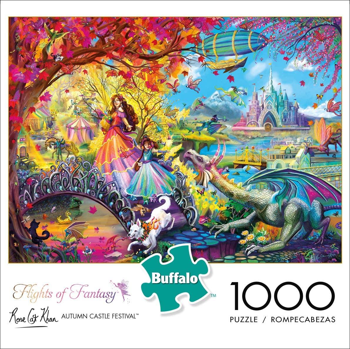 Buffalo Games Flights of Fantasy Autumn Castle Festival Jigsaw Puzzle for $9.24