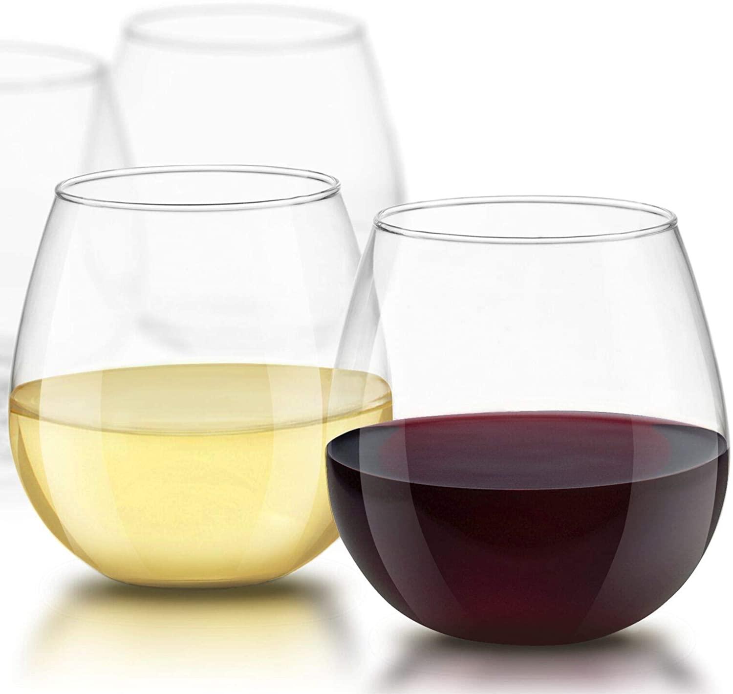 JoyJolt Spirits Stemless Wine Glasses for $12.92
