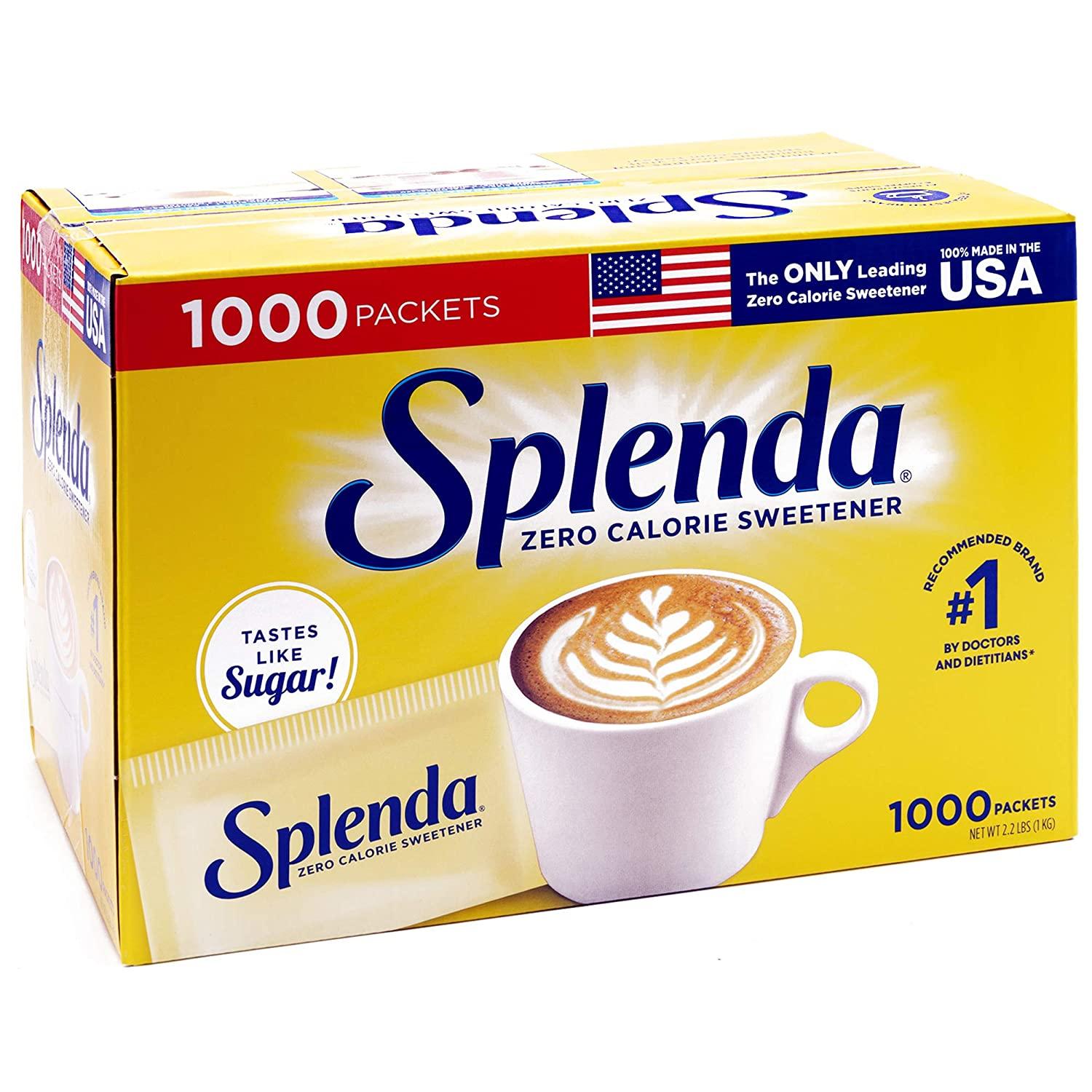1000 Splenda No Calorie Sweetener Value Pack for $12.44 Shipped