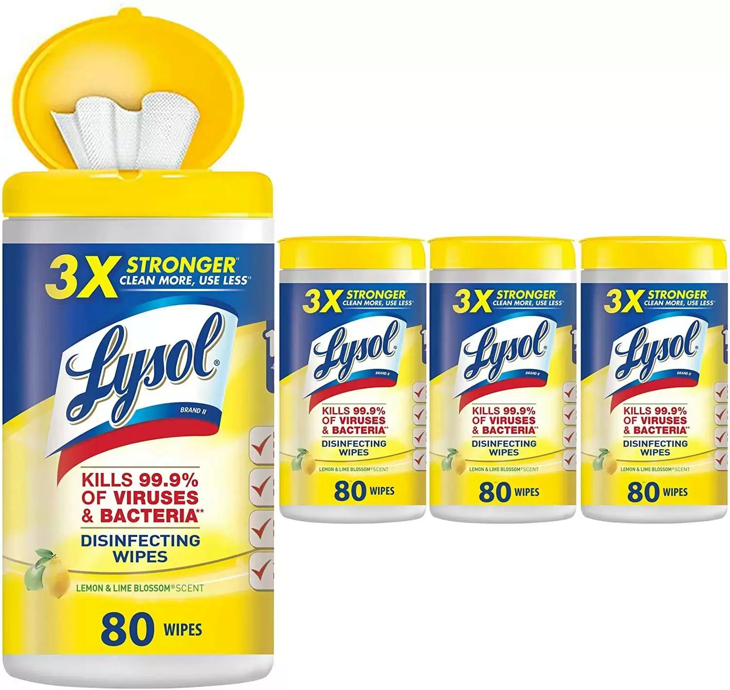 320 Lysol Disinfecting Wipes for $9.21 Shipped