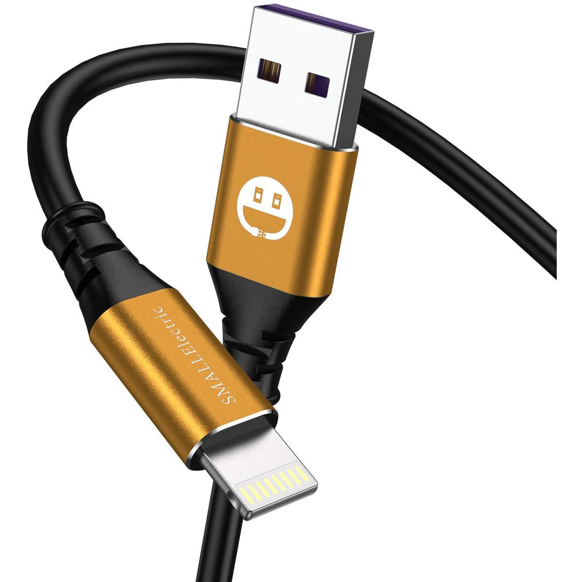 3 SmallElectric MFi-Certified Extra Long iPhone Lightning Cable for $6.85