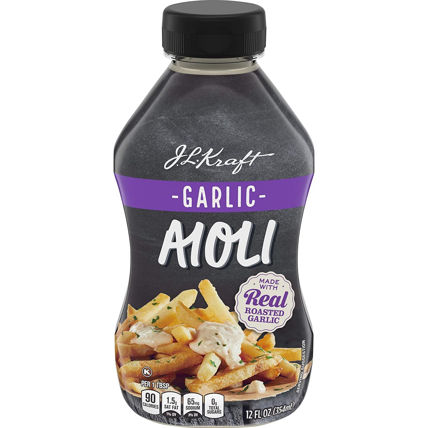 12oz Kraft Mayo Garlic Aioli for $1.91 Shipped