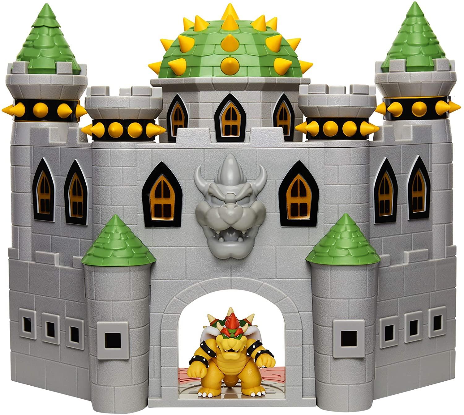 Bowsers Castle Playset with Hot Wheels Mariokart Thwomp Deals