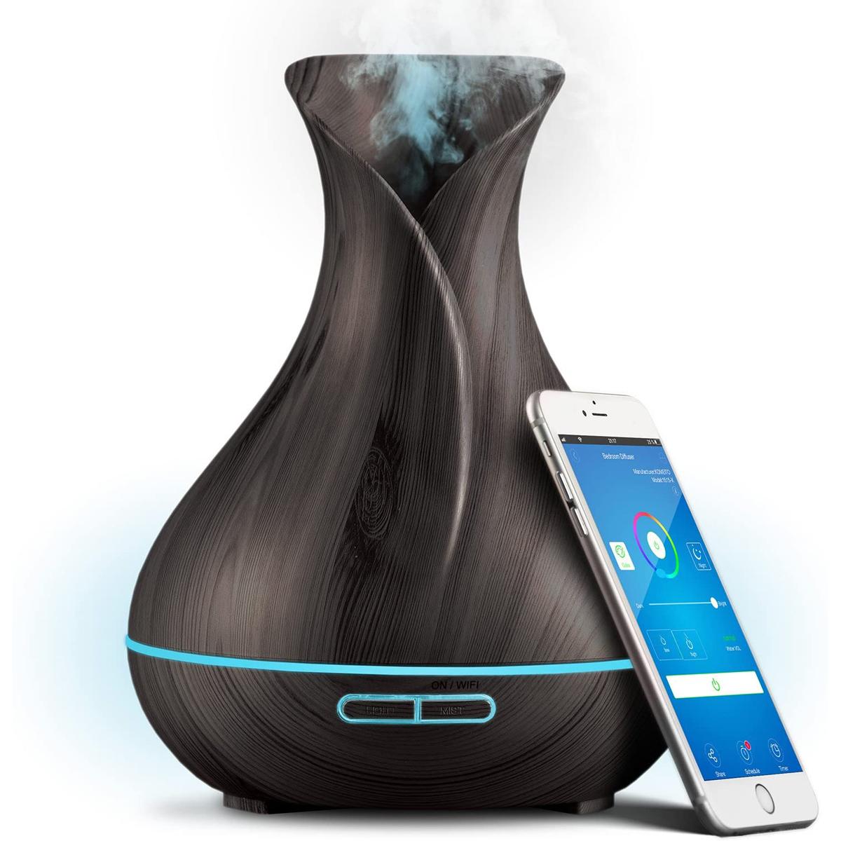Smart WiFi Wireless Essential Oil Diffuser Humidifier for $25.57 Shipped