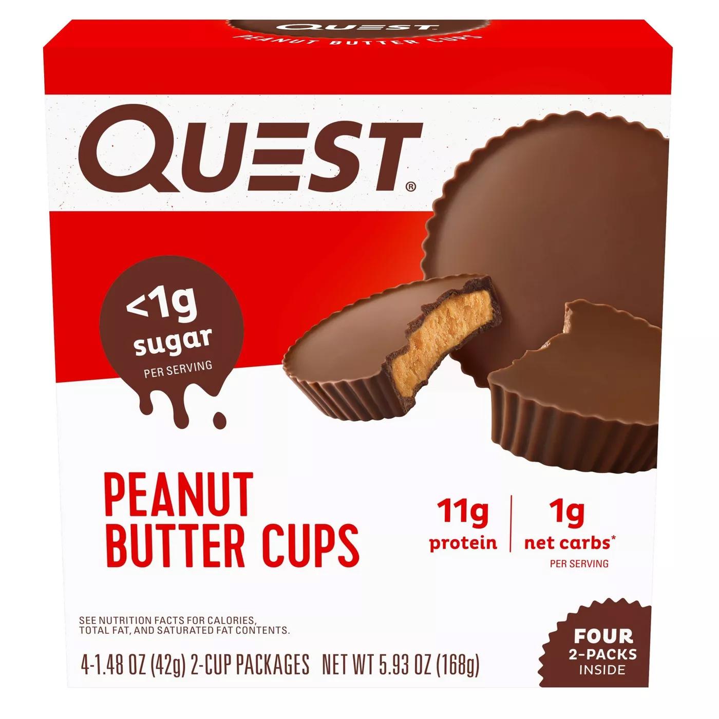 4 Pack Quest Nutrition Peanut Butter Cups for $6.39