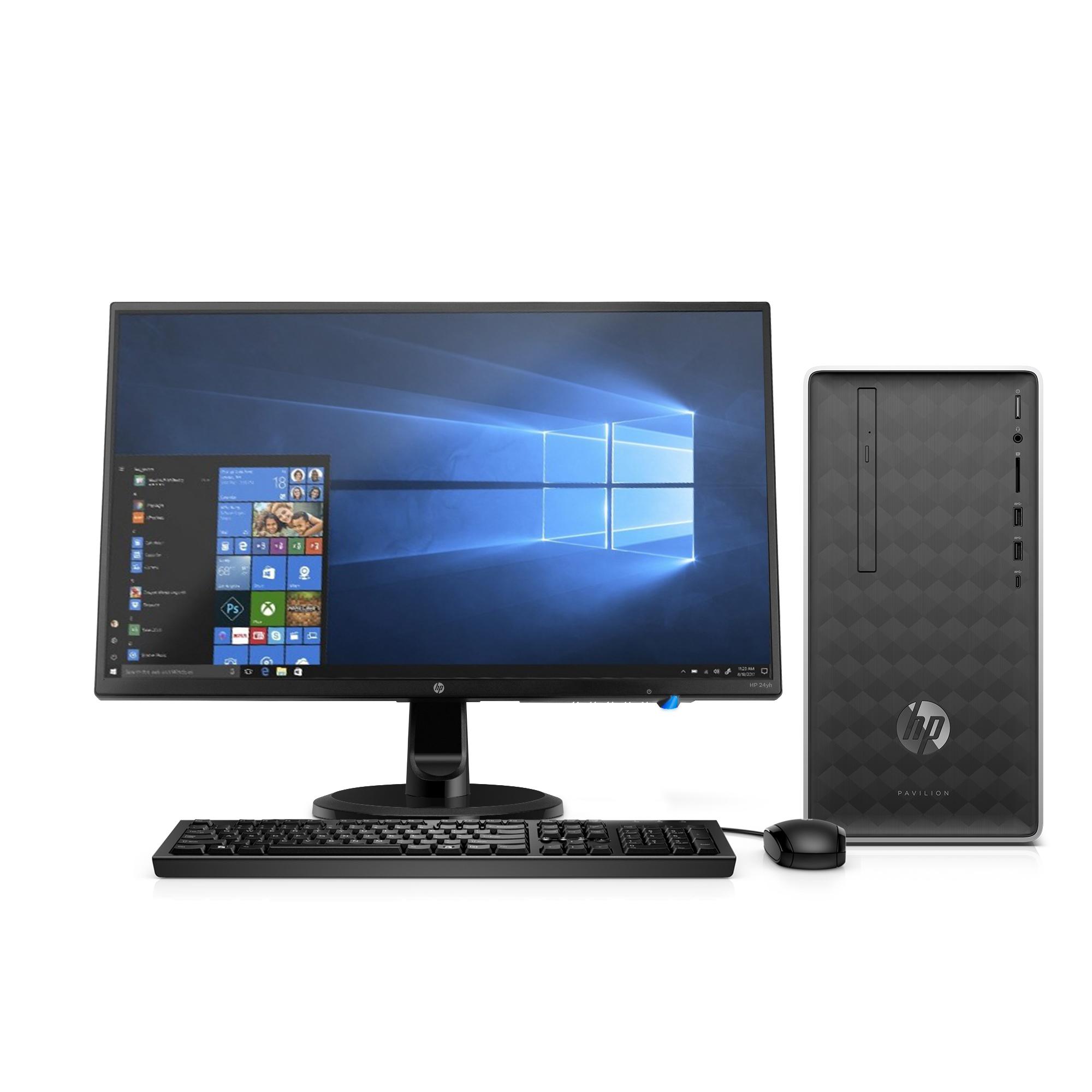 HP i3 8GB 1TB Desktop Computer with 23in HP Monitor for $314.10 Shipped